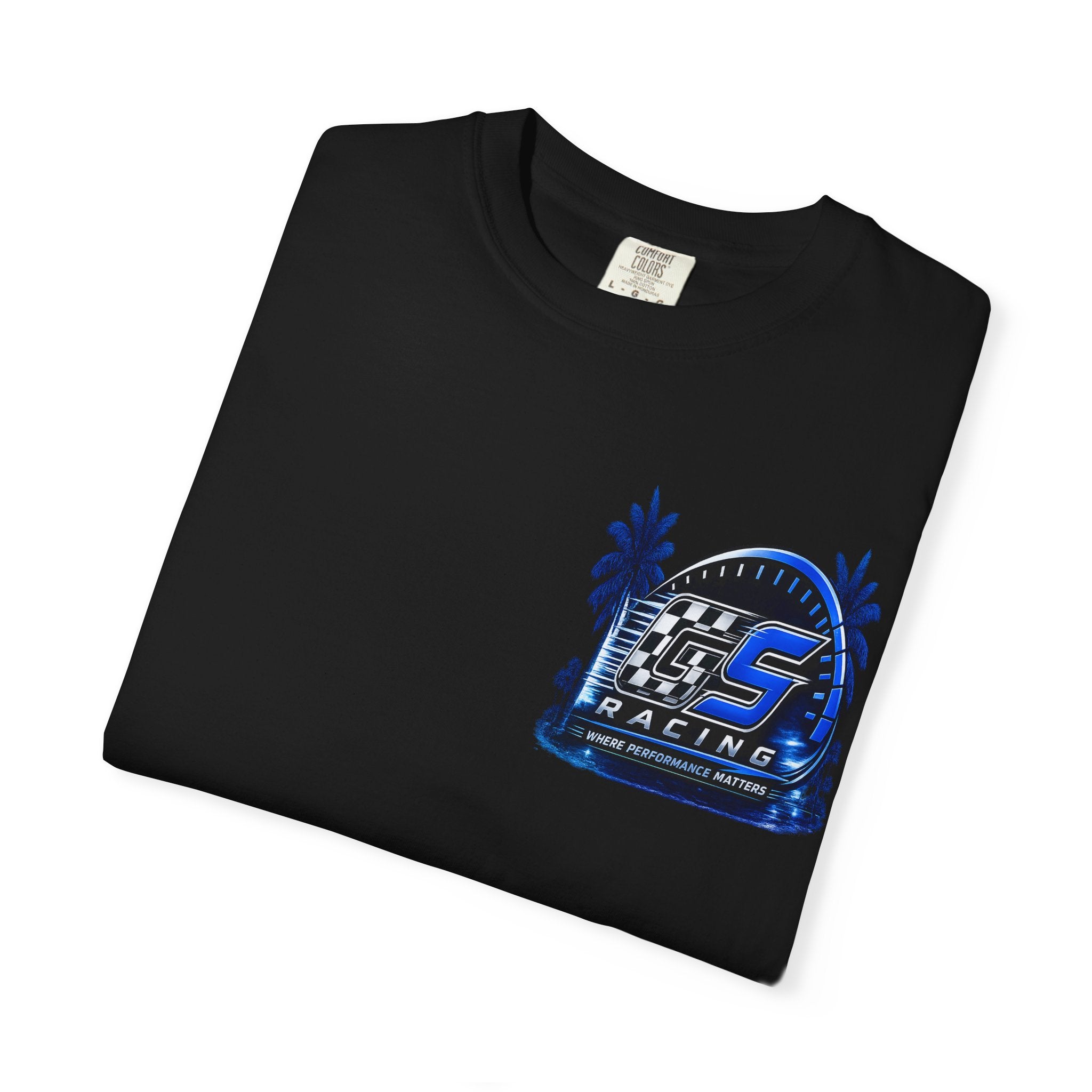 GS Racing team Logo T-shirt Blue