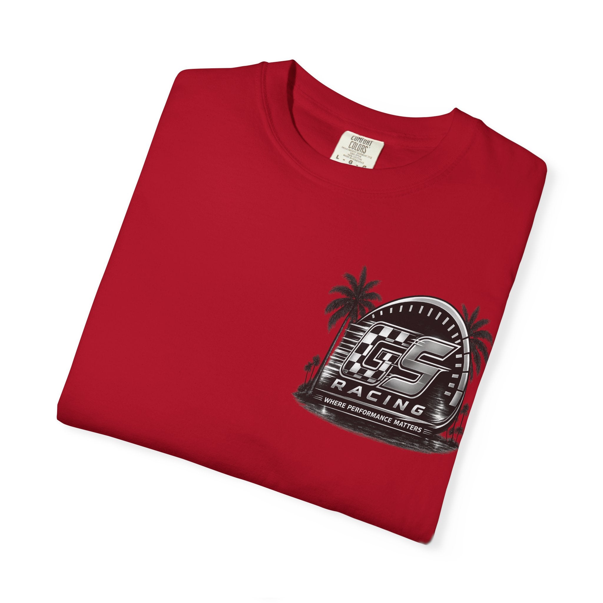 GS Racing logo T-shirt RED