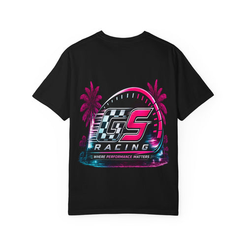 GS Racing Logo Tee  Pink/Blue
