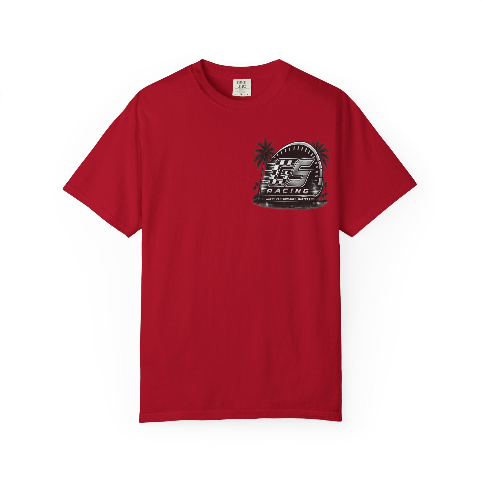GS Racing logo T-shirt RED