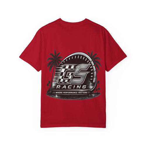 GS Racing logo T-shirt RED